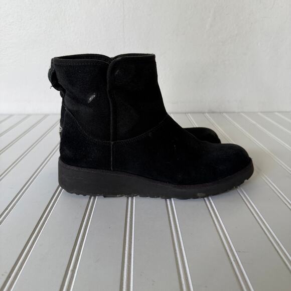 UGG Kristin Black Suede Boots size 9 - Picture 2 of 12